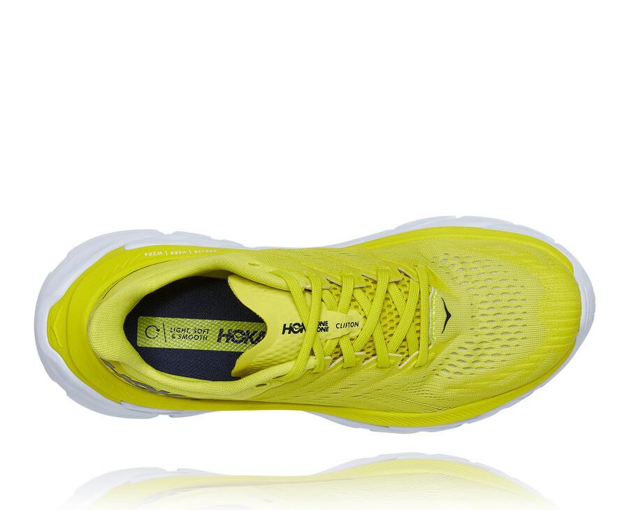 Hoka One One Hardloopschoenen Heren - Clifton Edge - Fluoreszierend - NU7903846